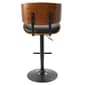 LumiSource Lombardi Mid-Century Modern Adjustable Bar Stool - image 3