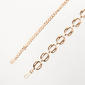 Womens Steve Madden Puff Oval Gold Chain Belt - image 1