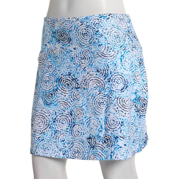Plus Size Weekend Routine by Teez Her® Abstract Spiral Skort - Boscov's