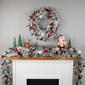 Northlight Seasonal 30in. Pre-Lit Snowy Christmas Wreath - image 2