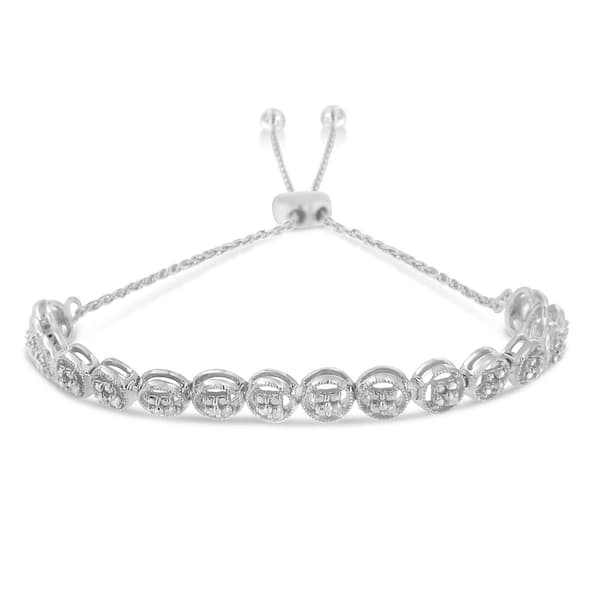 Diamond Classics(tm) 1/10ctw. Diamond Bolo Bracelet - image 