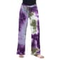 Womens 24/7 Comfort Apparel Tie-Dye Maternity Drawstring Pants - image 1