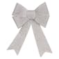 Northlight Seasonal LED Color Changing Silver Bow Decor - image 1