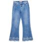 Girls &#40;7-16&#41; Gogo Star Sparkles Lace Bottom Flare Leg Jeans - image 1