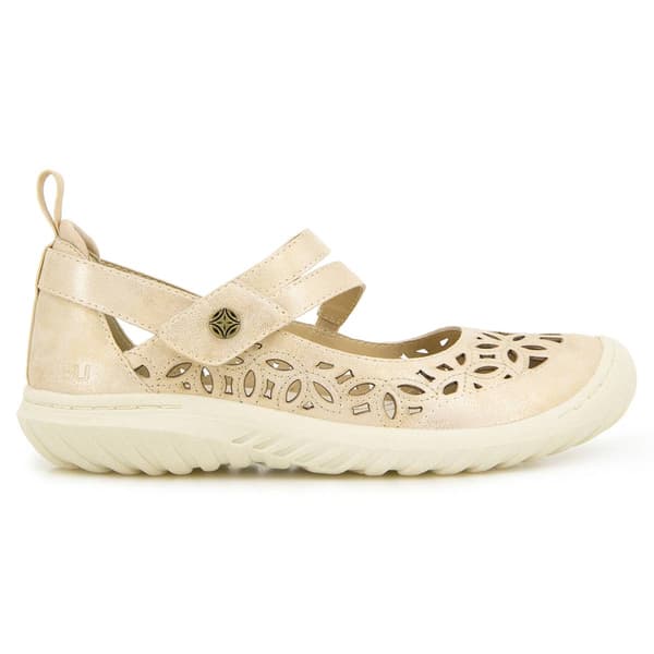 Womens JBU Bellrose Encore Memory Foam Mary Jane Flats