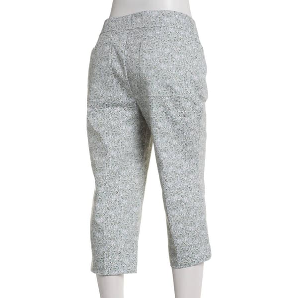 Womens Napa Valley Super Stretch Snap Hem Capris