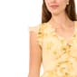 Womens Cece Floral Chiffon Cascade Ruffle Hi Low Dress - image 5