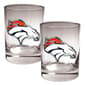 NFL Denver Broncos 2pc. 14oz. Rocks Glass Set - image 1