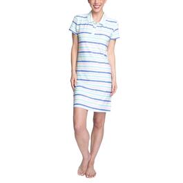 Womens Hanes&#40;R&#41; Polo Cool Stripe Nightshirt