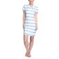 Womens Hanes&#40;R&#41; Polo Cool Stripe Nightshirt - image 1