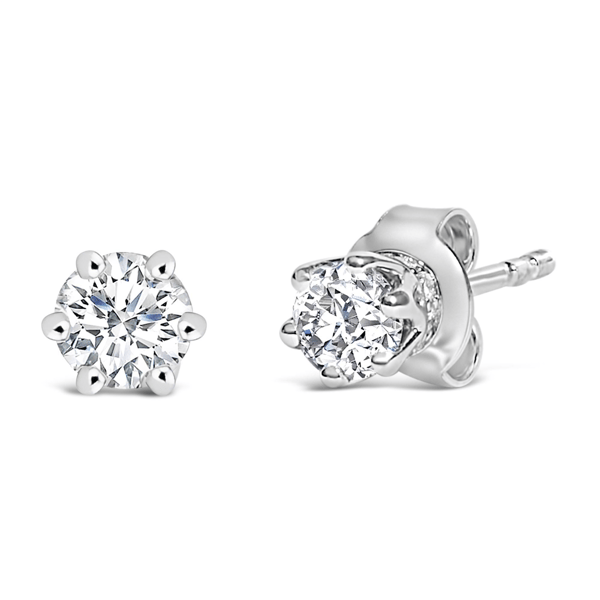 Haus of Brilliance 1/2ctw. Lab Grown Diamond Halo Stud Earrings
