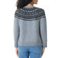 Womens Gloria Vanderbilt Juna Long Sleeve Fair Isle Sweater - image 2