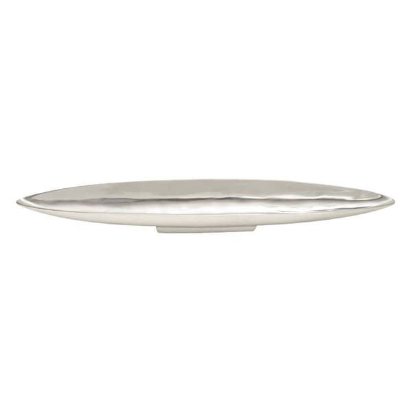 9th & Pike(R) Extra Large Oval Aluminum Boat Deocrative Tray