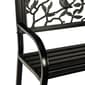 Evergreen Cardinals Metal Garden Bench - image 4