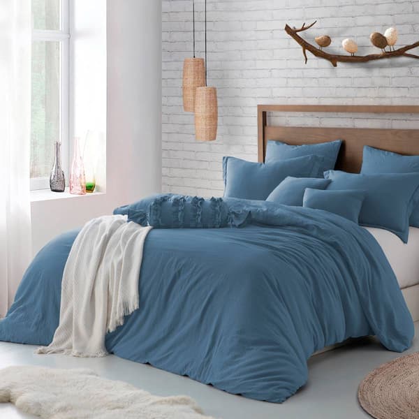 Cathay&#40;R&#41; Swift Home&#40;R&#41; Contemporary Microfiber Crinkle Duvet Set