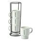 Azzure 4pc. Espresso Stacking Mugs - image 1
