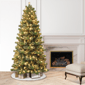 Puleo International 7.5ft. Pre-Lit Slim Oklahoma Pine Tree - image 3