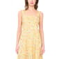 Womens MSK Sleeveless Square Neck Abstract Challis Midi Dress - image 4