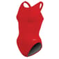 Womens Dolfin(R) Team Solid HP Back One Piece Swimsuit - Red - image 1