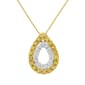 Radiant Rainbow&#40;tm&#41; Yellow Gold 1/2ctw. Diamond Pear Pendant - image 1