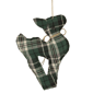 Northlight 7.75in. Plaid Deer with Pine Christmas Ornament - image 4