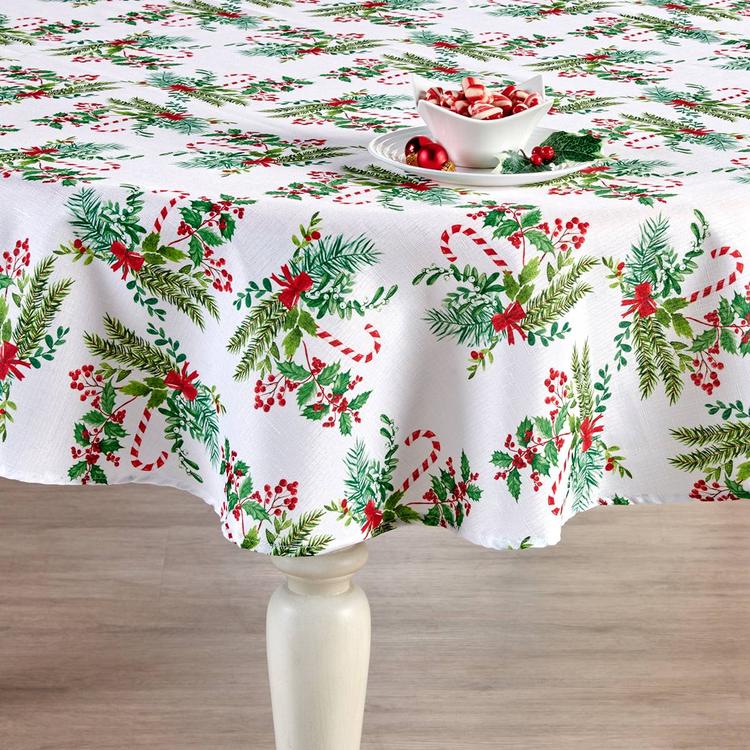 Candy Cane Bouquet Tablecloth