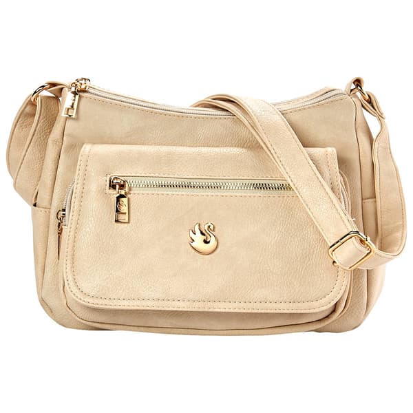 Gloria Vanderbilt Multi Comp Flap Grainy Hobo - image 