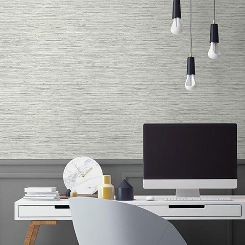 RoomMates® Grasscloth Blue Peel &amp; Stick Wallpaper