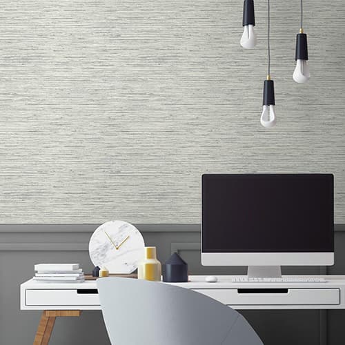 RoomMates® Grasscloth Blue Peel &amp; Stick Wallpaper