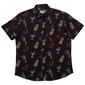 Young Mens VSTR Neon Beach Fun Button Down Shirt - Black - image 1