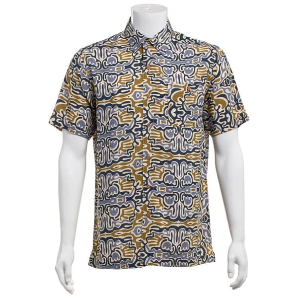 Mens Preswick & Moore(R) Floral Button Down Shirt - image 