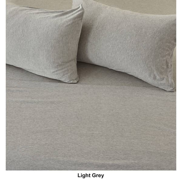 FreshFolds 4pc. Cotton Jersey Knit Deep Pocket Sheet Set
