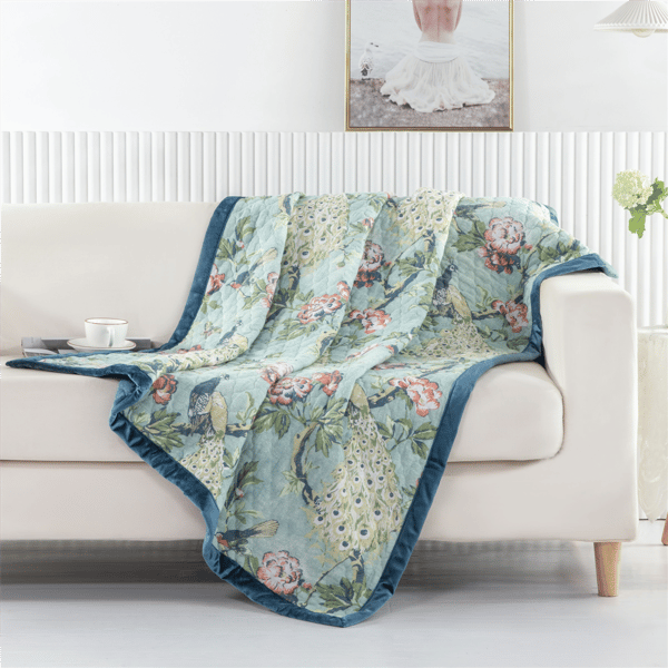 Greenland Home Fashions™ Pavona Reversible Quilted Throw Blanket