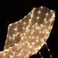Northlight 48in. White Crystal 3D Sleigh Christmas Outdoor Decor - image 4