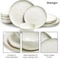 Sango Gansevoort 12pc. White Porcelain Dinnerware Set - image 8