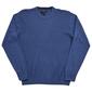 Mens Tricot Solid Herringbone Crew Sweater - image 1