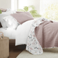 Soft Essentials Ultra Soft Poppy Bloom Reversible Quilt Set - image 6