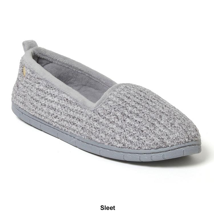 Womens Dearfoams Rachel Marled Chenille Closed Back Slippers