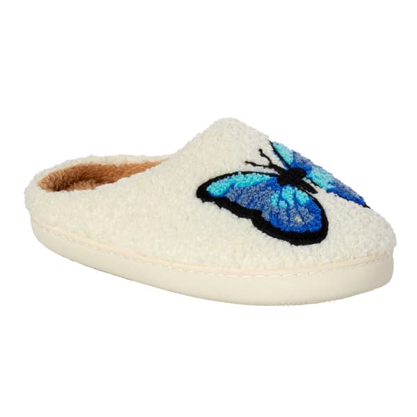 Womens Ella & Joy Butterfly Clog Slippers - image 