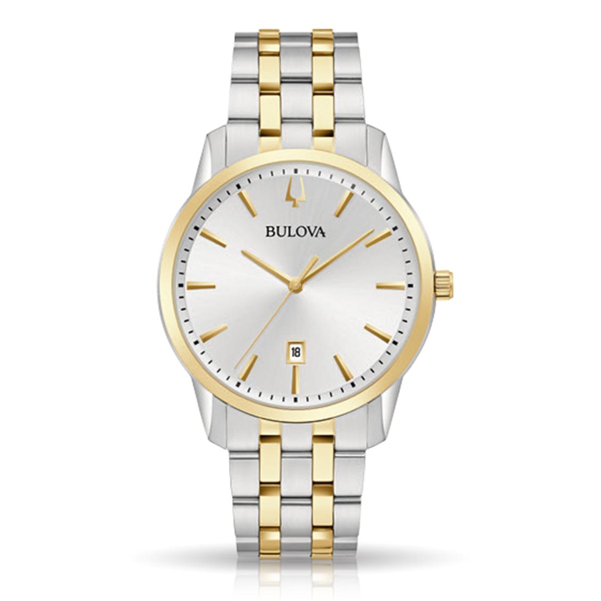Mens Bulova Sutton Classic Two-Tone Watch - 98B385