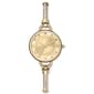 Womens Shiny Gold Metal Bracelet Analog Watch - 15061G-07-A27 - image 1