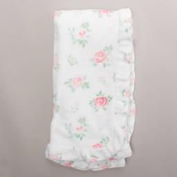 DreamKids Flower Ruffle Edge Baby Blanket