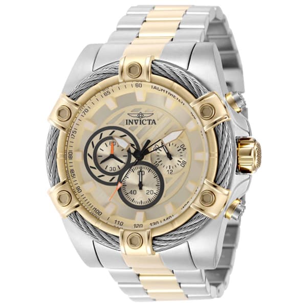 Mens Invicta Bolt Gold Dial Quartz Watch - 49747 - image 