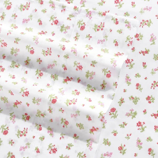 Laura Ashley Mae Microfiber Floral Sheet Set
