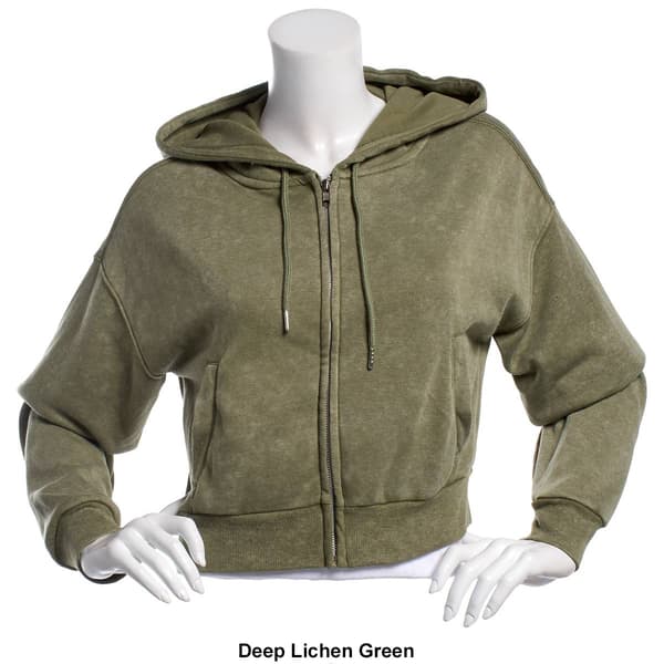 Juniors No Comment Classic Zip Up Sweatshirt