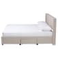 Baxton Studio Coronado Beige 3-Drawer Storage Platform Bed - image 4