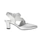 Womens Easy Street Venue Asymmetrical Satin Pumps - image 2