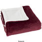 Mountain Ridge Plush Sherpa Throw - image 3