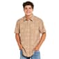 Young Mens VSTR Abstract Jacquard Short Sleeve Button Down Shirt - image 1