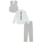 Boys (4-7) Van Heusen® Silver Heather Poplin Vest Dresswear Set - image 2